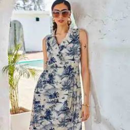 Women Printed 3-Piece top & Pants Set with Jacket-picture-17