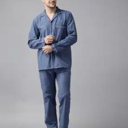 Men Checkered Lounge Set-picture-45