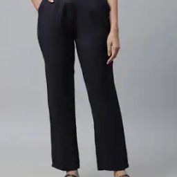 Women Straight Fit Palazzos with Insert Pockets-image-59