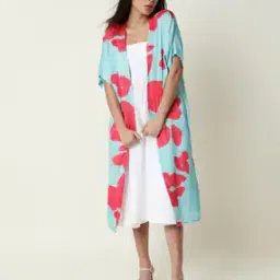 Abstract Front Open Shrug-29