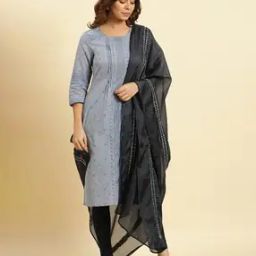 Women Embroidered Kota Dupatta-image-44
