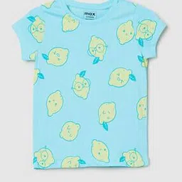 max Girls Regular Fit Printed Round-Neck T-Shirt-picture-23