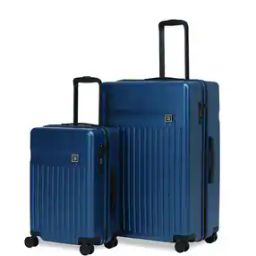 Set of 2 Striped Trolley Bag with TSA Lock-image-6