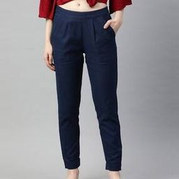jaipur kurti Textured Straight Fit Pant-picture-14
