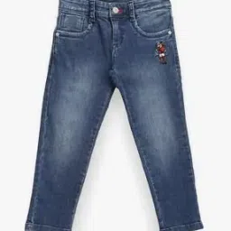 Boys Stone-Wash Skinny Fit Jeans-picture-31
