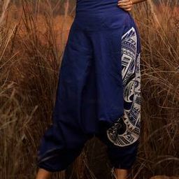 Women Printed Cuffed Track Pants with Elasticated Waist-image-20