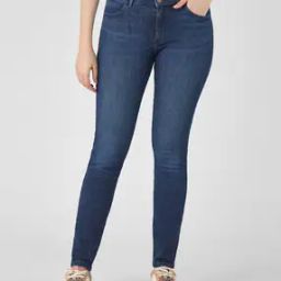 Women Skinny Fit Jeans with Insert Pockets-image-63