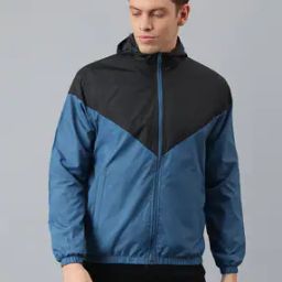Colourblock Zip-Front Jacket-32