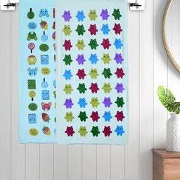 Set of 2 Printed Bath Towels 43" x 22"-image-16