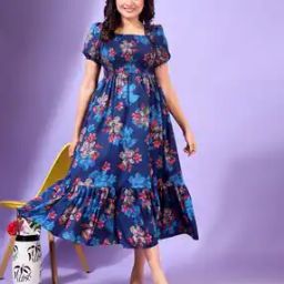 Women Fit and Flare Dress-image-29