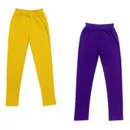 Pack of 2 Leggings with Elasticated Waist-image-62