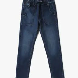Boys Lightly Washed Regular Fit Jeans-picture-5