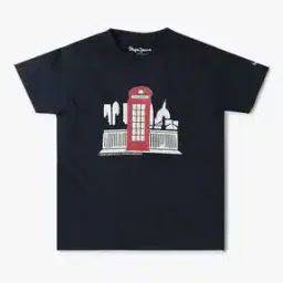 pepe jeans Boys Niel Graphic Print Regular Fit T-Shirt-picture-45