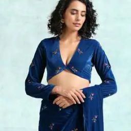Embroidered Side-Open Blouse-image-57