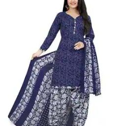Floral Print Straight Kurta Set-29