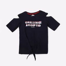 Typographic Print Round-Neck T-shirt-picture-25