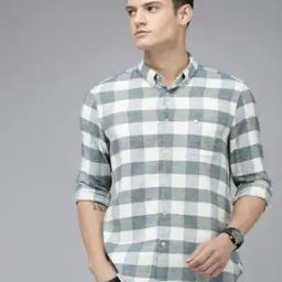 Button-Down Collar Shirt with Patch Pocket-54