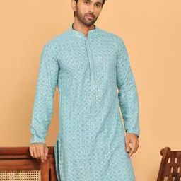 Men Embroidery Long Kurta-image-51