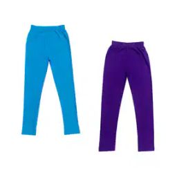 Pack of 2 Leggings with Elasticated Waist-image-84