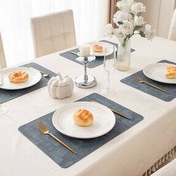 Set of 4 Waterproof Anti-Slip Placemats-picture-23