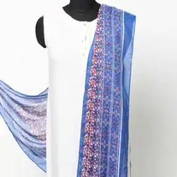 Floral Print Polyester Scarf-picture-51