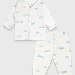 Printed 2-Piece Shirtwith Pants Set-image-0