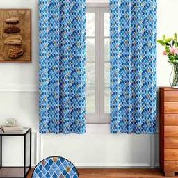 Set of 2 Geometric Printed Window Curtains-image-23