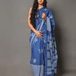Printed Pure Cotton Saree-image-116