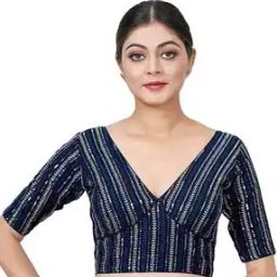Embroidered Back Open Blouse-picture-6