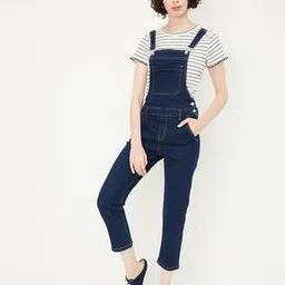 Women Dungaree with Striped T-Shirt-picture-17