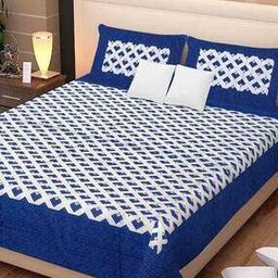 120 TC Printed Double Bedsheet with Pillow Covers-image-125