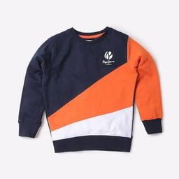 Jereld Colourblock Round-Neck Sweatshirt-image-11