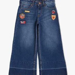 pepe jeans Mid-Wash Wide Leg Jeans-picture-28