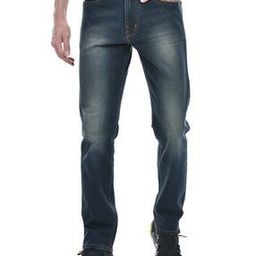 numero uno Men Stone Washed Tapered Fit Jeans with 5-Pocket Styling-picture-4