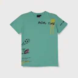 Typographic Print Regular Fit Crew-Neck T-Shirt-image-63