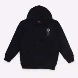 Typographic Print Hoodie with Kangaroo Pocket-34