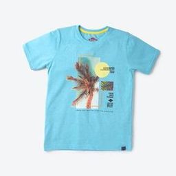 Tropical Print Crew-Neck T-shirt-image-18