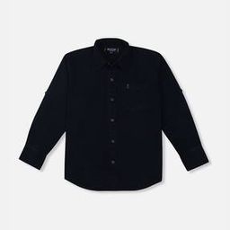 Regular Fit Spread Collar Shirt-image-48