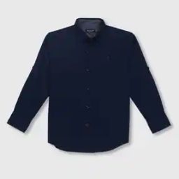 Roll-Up Sleeve Spread Collar Shirt-picture-45