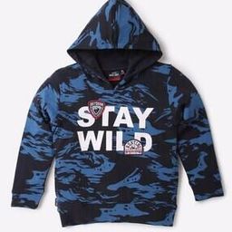 Typographic Print Hoodie-image-27