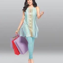 Full-Length Cotton Stretchable Leggings-image-91