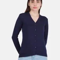 V-Neck Buttom Closure Cardigan-image-49