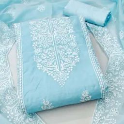 Women Embroidered 3-Piece Unstitched Dress Material-image-12