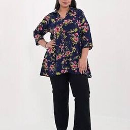 Women Floral Print Loose Fit Top-image-30