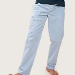Stretch Cotton Tapered Woven Pyjamas-48