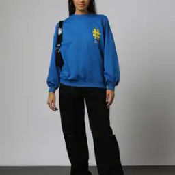 Typographic Print Crew-Neck Sweatshirt-image-50
