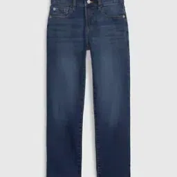 Boys Lightly Washed Straight Fit Jeans-image-40