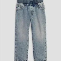 Boys Acid-Wash Slim Fit Straight Jeans-image-80