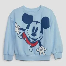 Mickey Mouse Print Relaxed Fit Sweatshirt-15