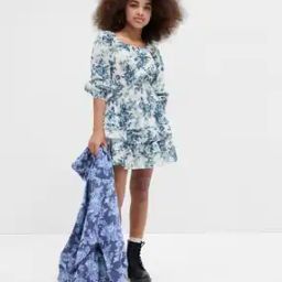 LoveShackFancy Long Sleeve Ruffle Hem Dress-image-24